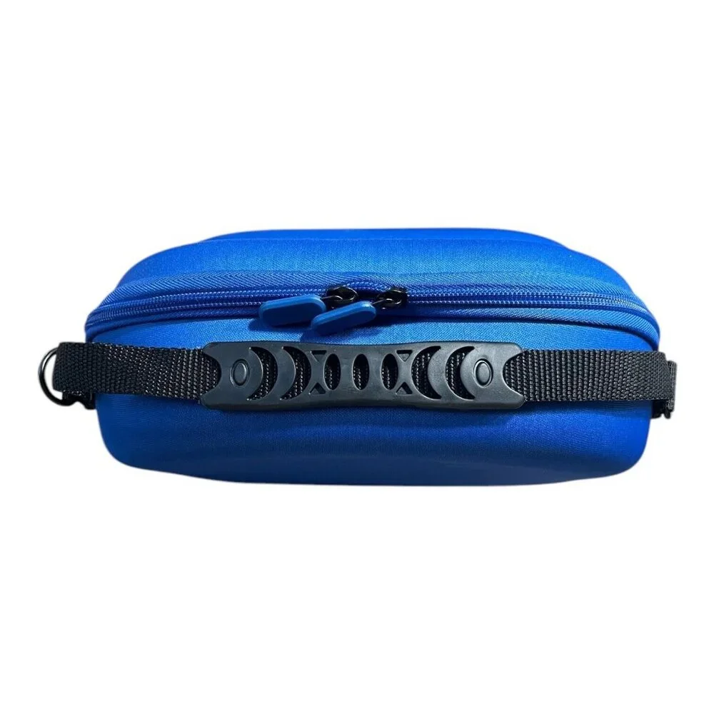 Hat Cap Carrying Carrier Case Handle Fits 6-8 Hats Carry Bag Zipper BLUE - Picture 6 of 7